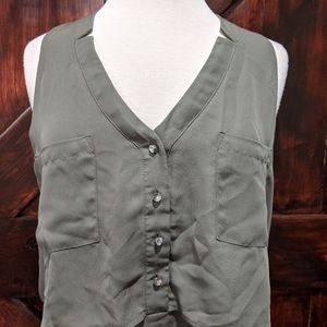 Candies Olive Green Tank